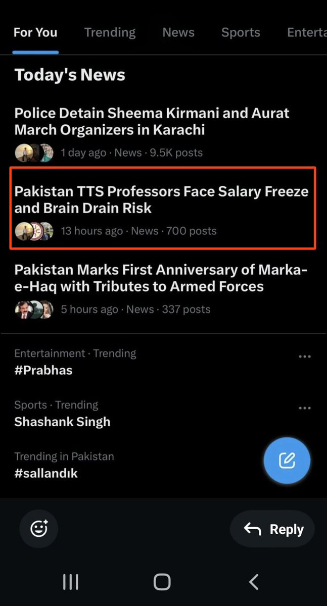 Pakistan’s TTS faculty salaries are frozen since 2021 despite rising inflation and taxes. Universities are facing serious brain drain risks. Immediate action is needed.
#ImplementTaskForceTTSSalaryRaiseRecommendations
<a href="/betterpakistan/">Ahsan Iqbal</a> 
<a href="/Financegovpk/">Ministry of Finance, Government of Pakistan</a> 
<a href="/DrNiazAhmadSI/">Niaz Ahmad Akhtar</a> 
<a href="/hecpkofficial/">HEC Pakistan</a>