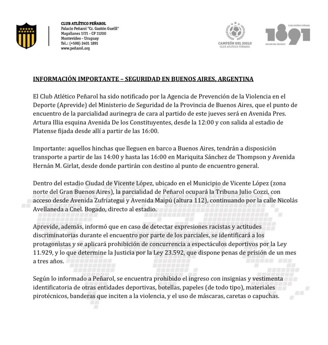 PEÑAROL tweet media