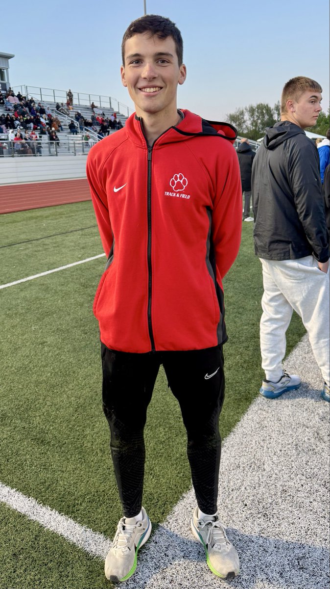 ADMBoysTF's tweet photo. RRC Updates High Jump:

Kluesner clears 6-03 to earn the conference title! 🥇🔥

Grife also scores for the Tigers, clearing 5-10 to take 6th place! 🎉💪

#BeTheReason https://t.co/VfaFRuYPQm