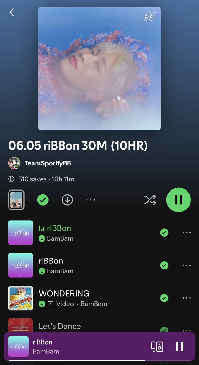 ชวนฟังเพลงพา riBBon ไป 30M สตรีมมิ่งใน Spotify กันค่ะ แบมบูสอยู่ที่เพลลิสต์จาก <a href="/TeamSpBB/">𝑇eam𝓢potifyBamBam🇹🇭</a> เช่นเคย เช้านี้อยู่ที่เพลลิสต์ 10 ชั่วโมง ยาวปายยาวปาย มาฟังเพลงด้วยกันนะคะ
🎧 instagram.com/bambam1a?igsh=…

#BammieStreaming
#BamBam #뱀뱀 <a href="/BamBam1A/">BamBam</a> 
<a href="/BAMBAMxBAMMIE/">뱀뱀 BamBam</a>
