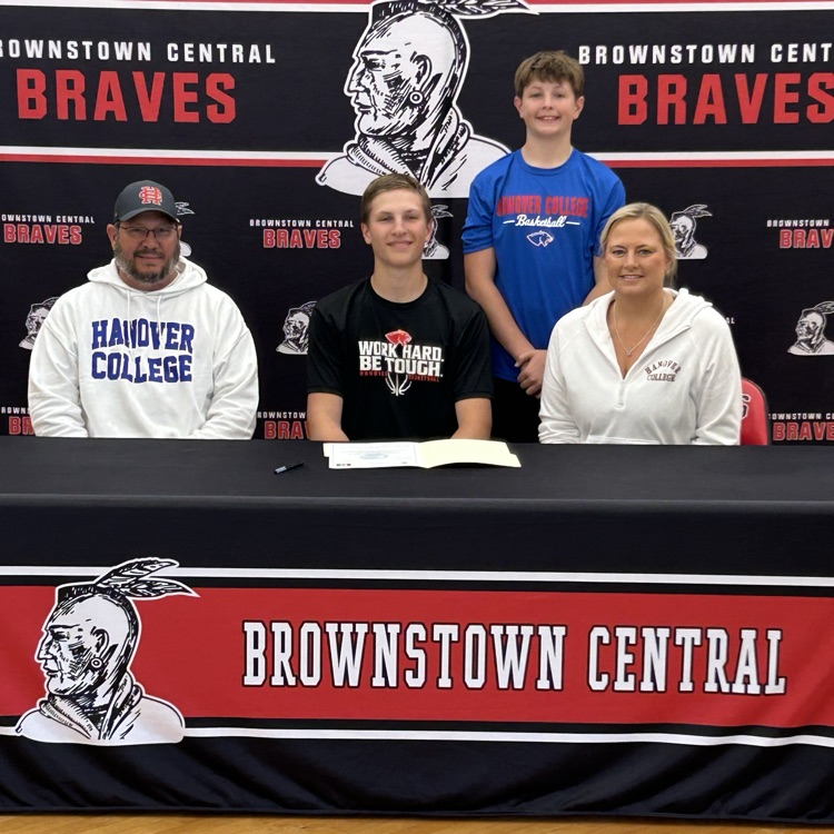BravesBCHS's tweet photo. Congratulations to Lane Pendleton on signing to continue his academic and athletic career at Hanover University. https://t.co/hAU0lyZlPr