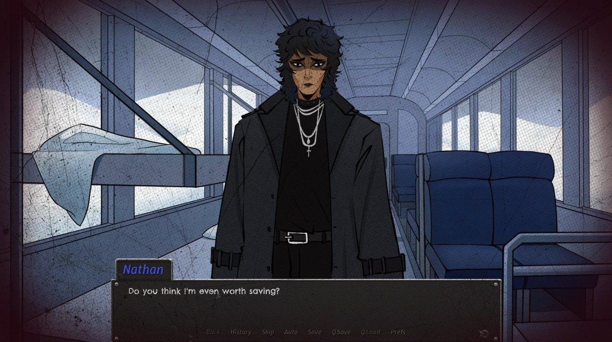 Try_Froggery's tweet photo. YOU TOO CAN SUFFER//

There are several endings you can get in Cicatrix Blue, depending on who you make it to the end with and their opinion of you. 

There's also a "perfect run," but that's a secret for now...

https://t.co/6TA4yeHqAd #cicatrixblue #visualnovel https://t.co/BBSLhKNfck