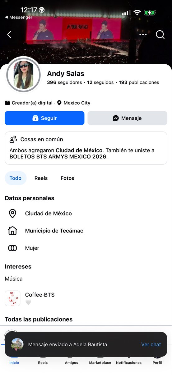 m_ru_ls's tweet photo. ARMYGASSSS 🗣🗣

Ayudenme a tirarle las cuentas a esta estafadora. Porfa no caigan!!! 

 ⚠️ boleto bts ⚠️ reporte de revendedor ⚠️ 
Ayuda con RT 🙏🏼 #boletobts #BTS https://t.co/tScKG3lf3E