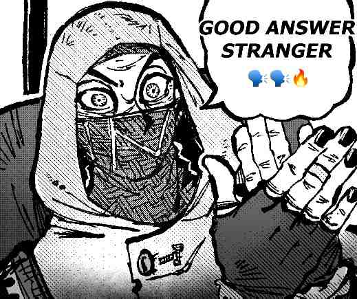 GOOD ANSWER STRANGER 🗣️🗣️🔥