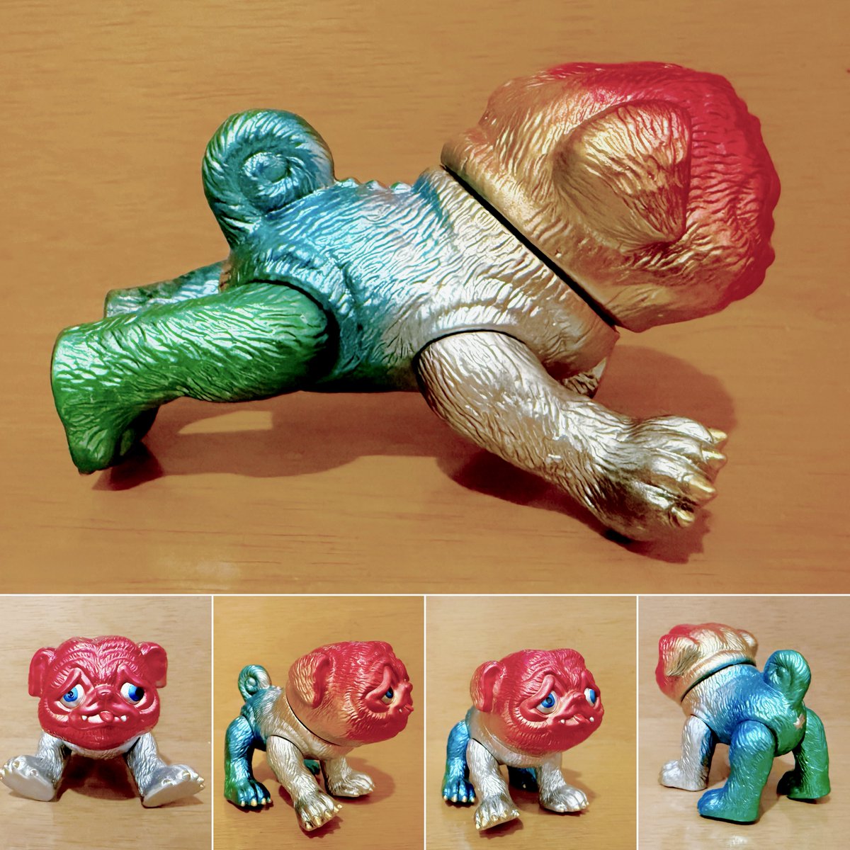 ソフビ PUG JYU パグジュウ 春の新緑ver. ソフビ PUG JYU パグジュウ 春の新緑ver. ソフビ PUG JYU パグジュウ