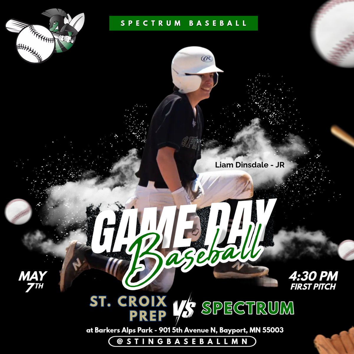 Spectrum Sting HS Baseball tweet media