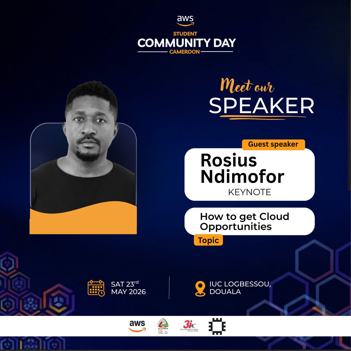 CabrelLesage's tweet photo. As an #AWSServerlessHero and the founder and CTO of @educloudHQ , @RosiusNdimofor  dedicates his life to making high-level cloud knowledge accessible to students across the continent.

👉 Visit https://t.co/Ej8hQWXBP2 for more info!

@awsdevelopers @awscloud 
#awsscdcameroon #aws https://t.co/f6Nsf9XbB3