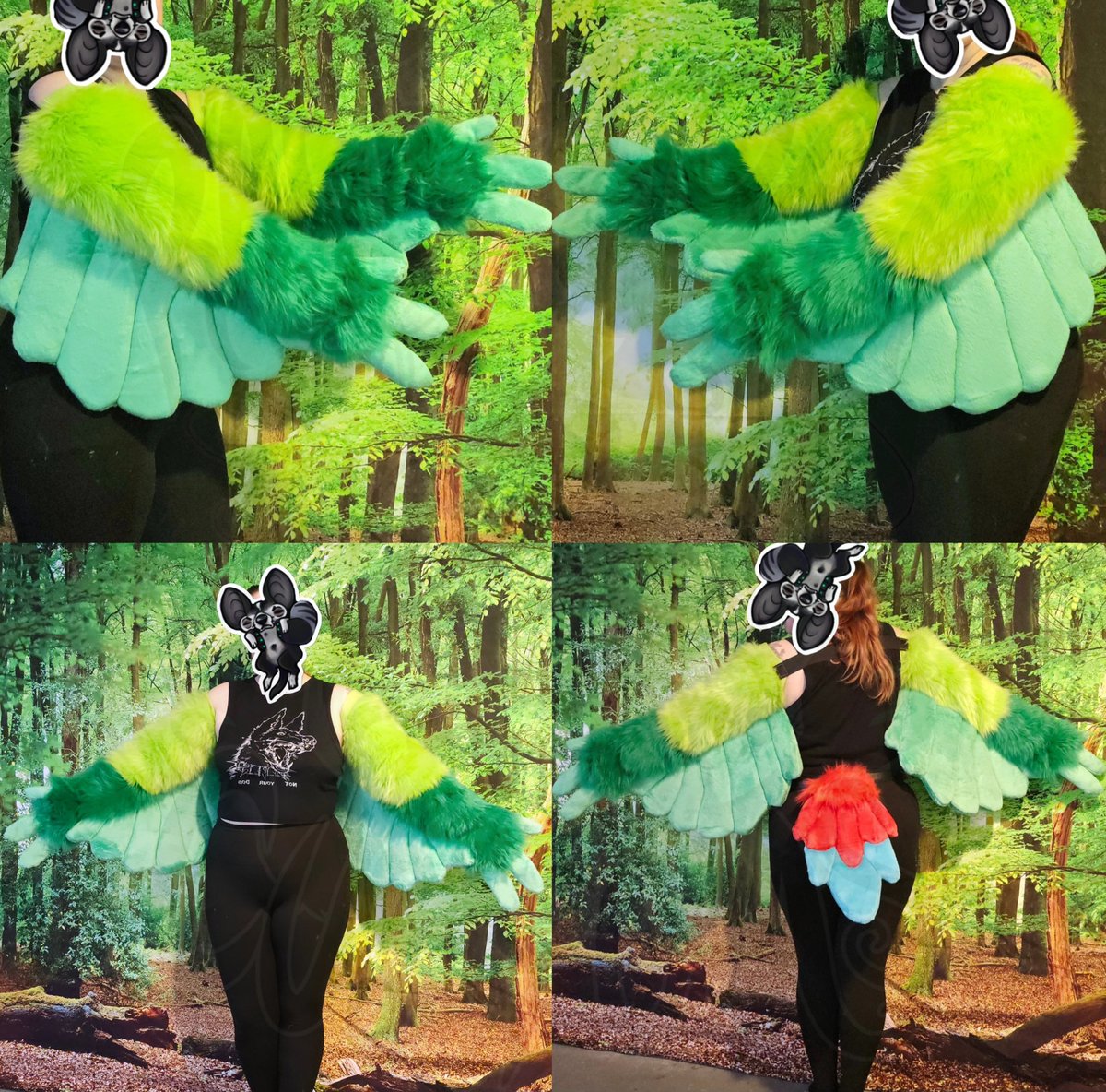 RandRCustoms's tweet photo. Next commission done is this bird and tail set finished back in March! :) https://t.co/slvgQvn8lx