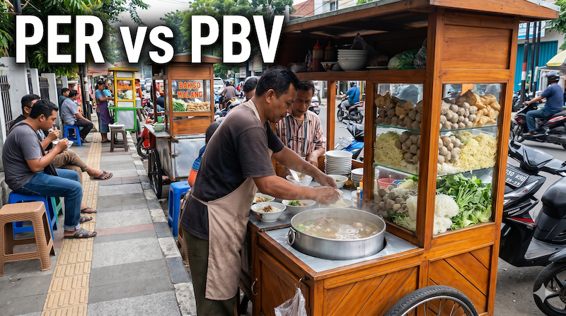 kokobuncis's tweet photo. Bingung lihat harga saham? Harga saham Rp 500 belum tentu lebih murah dari saham Rp 50.000 lho. Di pasar saham, mahal atau murahnya perusahaan itu dinilai pakai dua penggaris sakti: PER dan PBV. Mari kita bahas pakai bahasa manusia biasa. https://t.co/iwv1eHlpkh