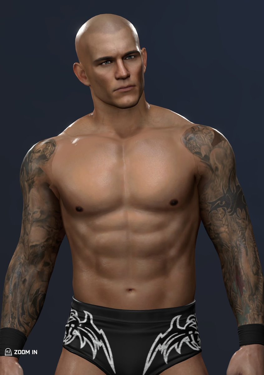 CAWS4FUN2K's tweet photo. Some changes to the body and face, made the jaw longer, more progress getting done #WWE2K26 #RKO #RandyOrton https://t.co/2GkSCAHKiT