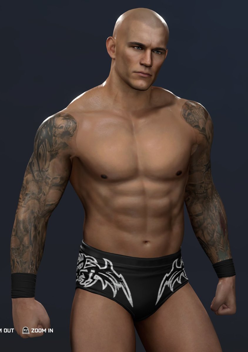 CAWS4FUN2K's tweet photo. Some changes to the body and face, made the jaw longer, more progress getting done #WWE2K26 #RKO #RandyOrton https://t.co/2GkSCAHKiT