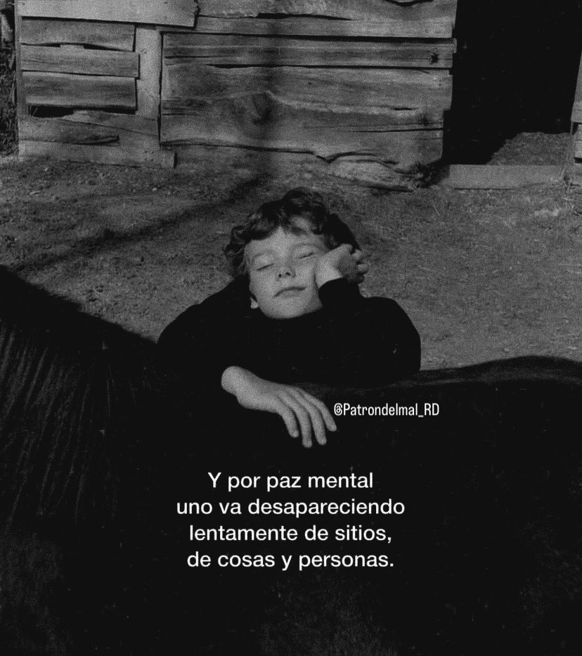 Y por paz mental.