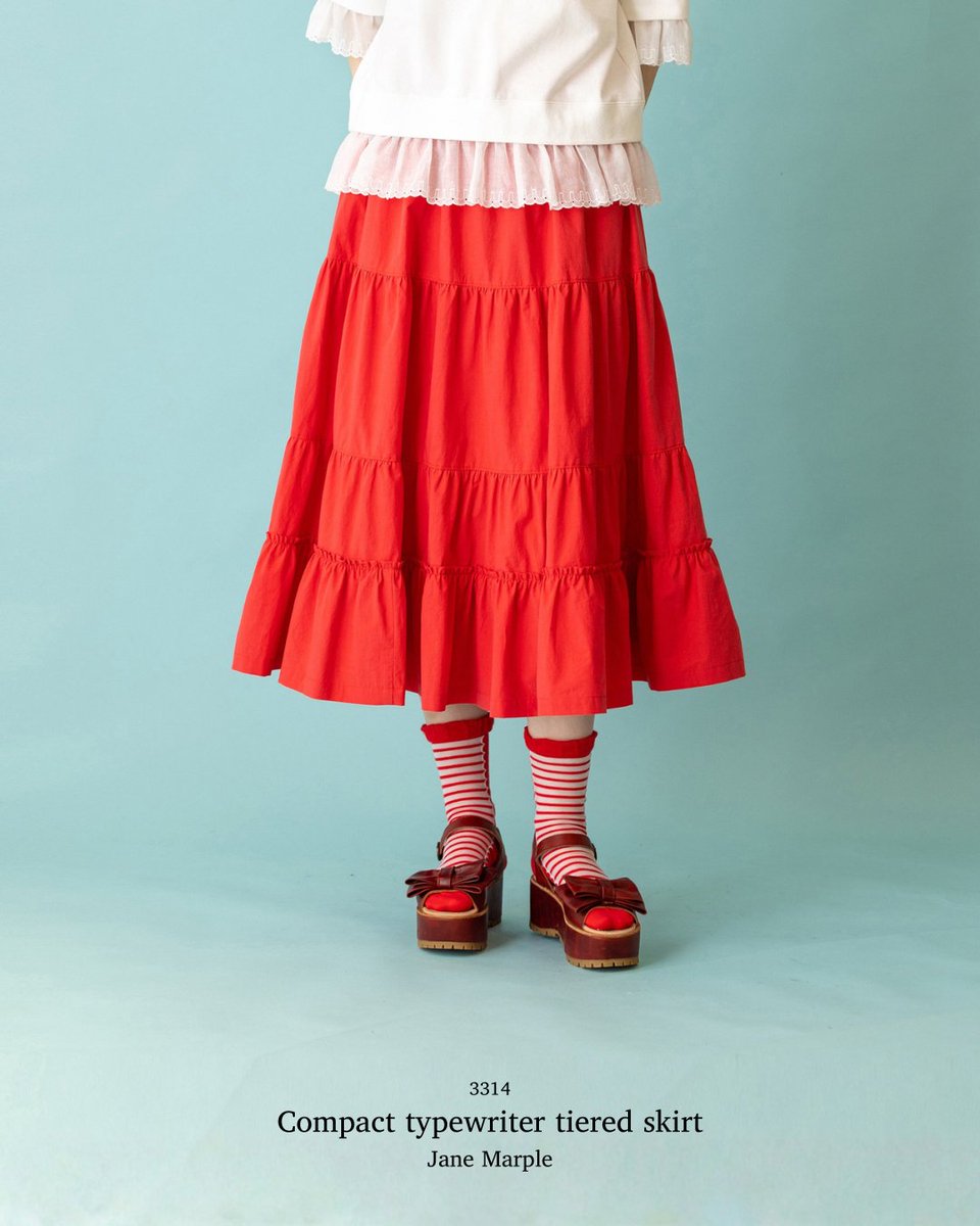 RT-141409 Jane Marple スカート　赤ずきん 2026 SPRING&SUMMER 2ND COLLECTION 「Beloved staples」 3314 Compact