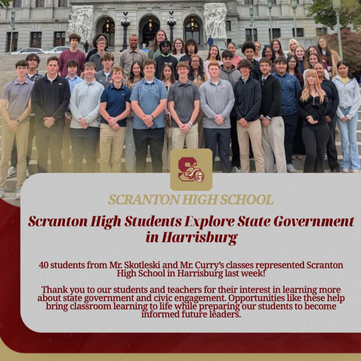 Scranton High School tweet media