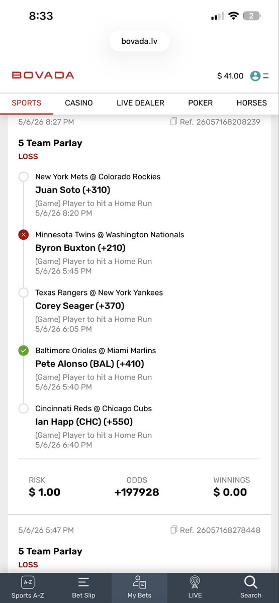 PoseyQuan's tweet photo. When I need Buxton he don’t come through but soon as I don’t bet on him he hit a homerun @HomeRunPredict almost! https://t.co/v5zPsvtukk