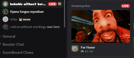 NefariousNova05's tweet photo. Discord calls going well https://t.co/JENuhKMe7L
