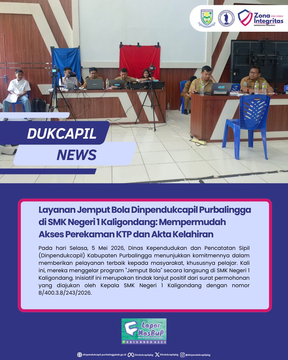 Dinpendukcapil Purbalingga tweet media