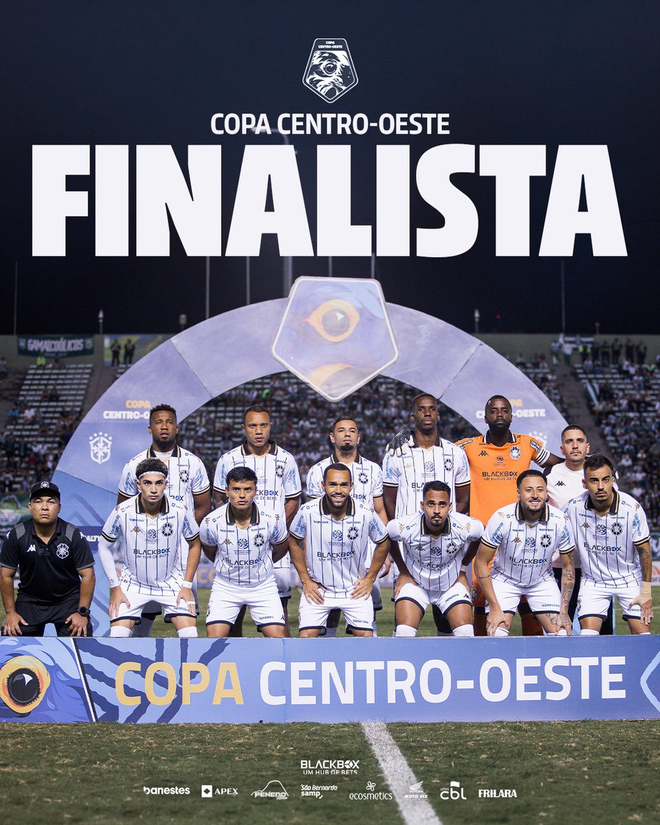 riobrancoes's tweet photo. Pra entrar na história: o Rio Branco é finalista! ⚫️⚪️

O Brancão está classificado para a grande final da Copa Centro-Oeste, a primeira decisão de competição nacional da história do clube!

#VamosRioBranco https://t.co/mccgbSGIEt