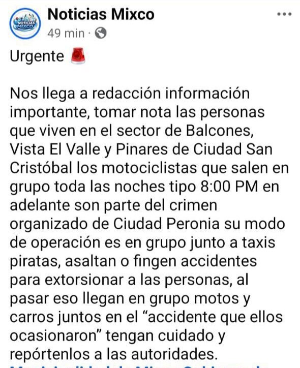 doctoraclaudia's tweet photo. Precaucion tengan cuidado
🔊🔊 https://t.co/SLviizcrdO