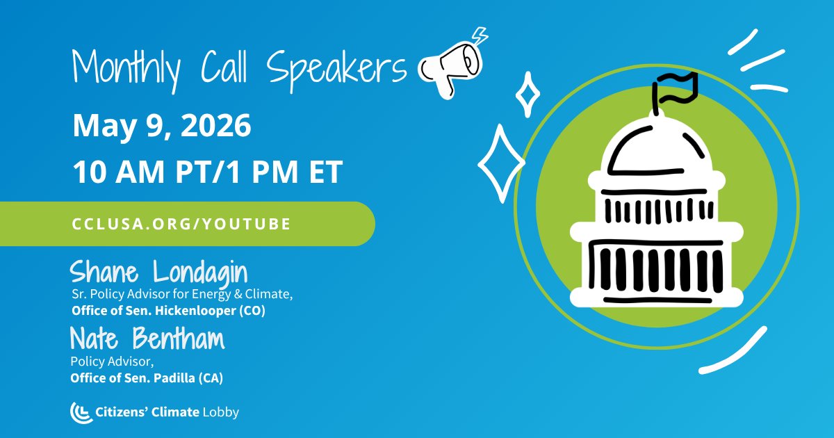 Citizens' Climate Lobby tweet media
