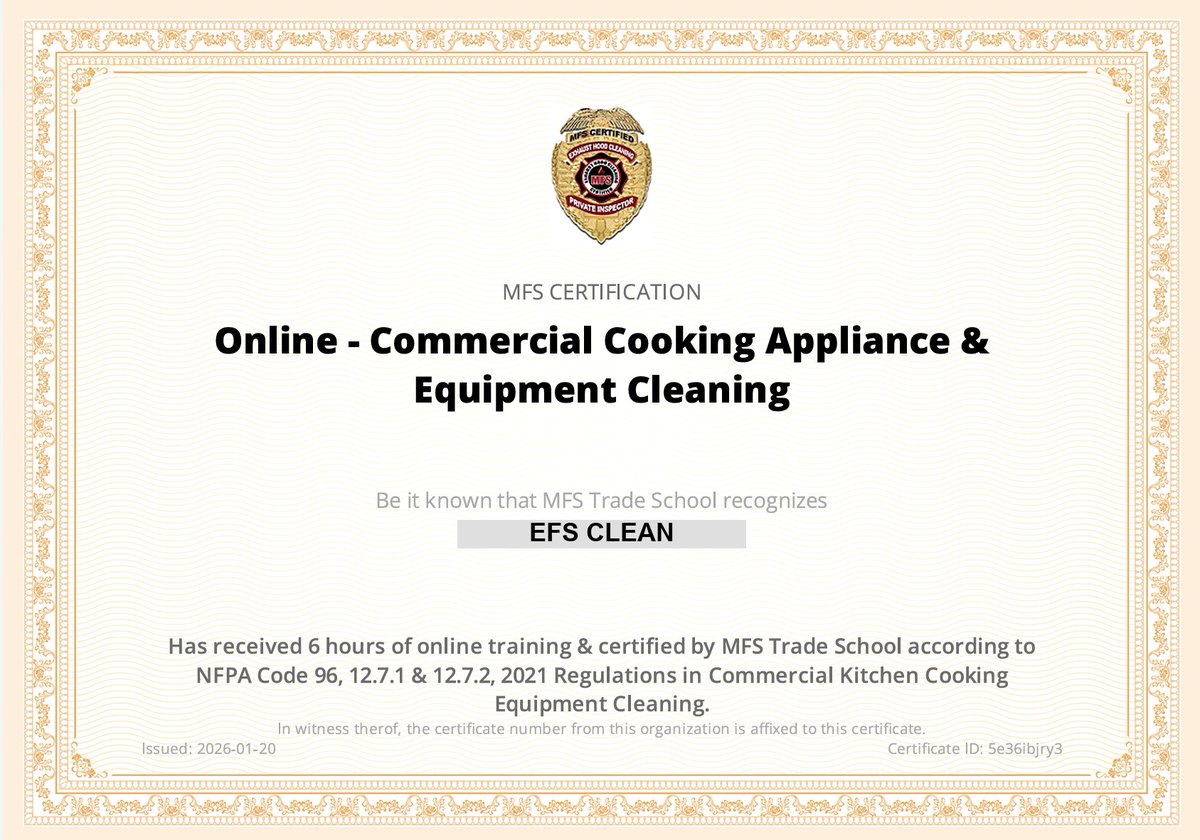 EFSCleanCalgary's tweet photo. 🔥 Fire safety in commercial kitchens starts with grease removal. 🔥

EFS Clean will make your kitchen clean and safe:
✔ Cooking equipment, grease traps
✔ Certified hood cleaning
✔ Ceilings, walls &amp; floors

🌐 https://t.co/g7JphZHRGE

#CommercialKitchenCleaningCalgary https://t.co/63uGaNqYQC