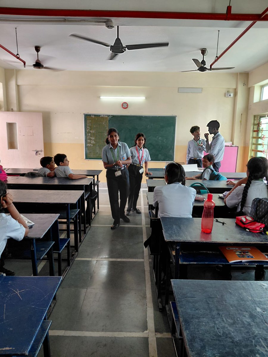 bbitschool's tweet photo. Students of Classes XI and XII of BBIT Public School enthusiastically submitted their nomination forms for the Student Council 2026–27. The young nominees actively campaigned across Classes VI to X, encouraging their peers to cast their votes. https://t.co/on9ysId4ly