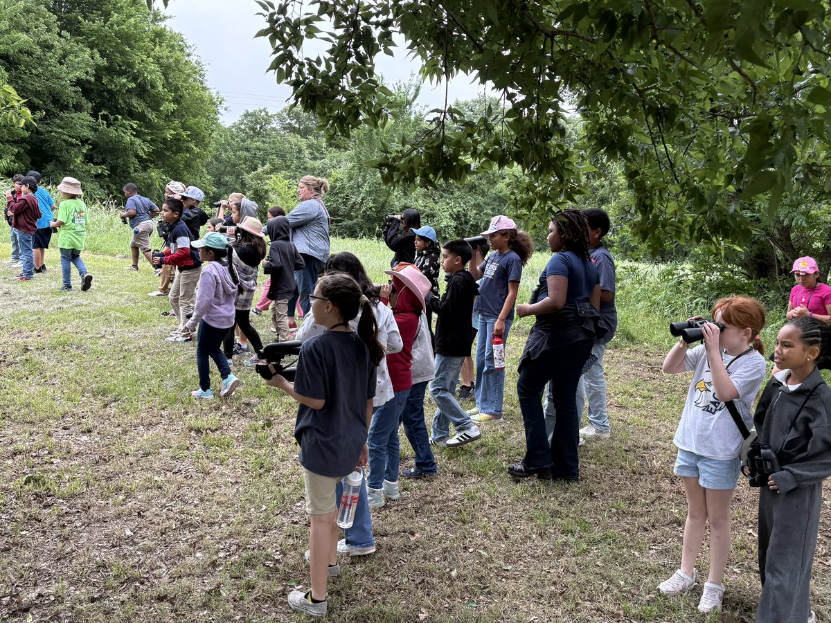 disdeec's tweet photo. Young ornithologists from @DanDRogersDISD discovered the fascinating adaptations of birds and explored the important role of birds in an ecosystem. Students examined beaks, feet, and feathers for clues to each bird’s particular niche and behavior. @StellaKastl @AngieGaylord https://t.co/R24o7T4j48