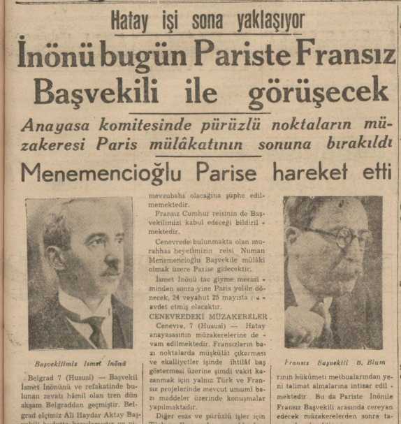 trleadervisit's tweet photo. 7 Mayıs 1937: Paris’e giden Başvekil İsmet İnönü; Fransa Cumhurbaşkanı Albert Lebrun ve Başbakan Léon Blum ile görüştü. #tarihtebugün https://t.co/JnxV20gu7v