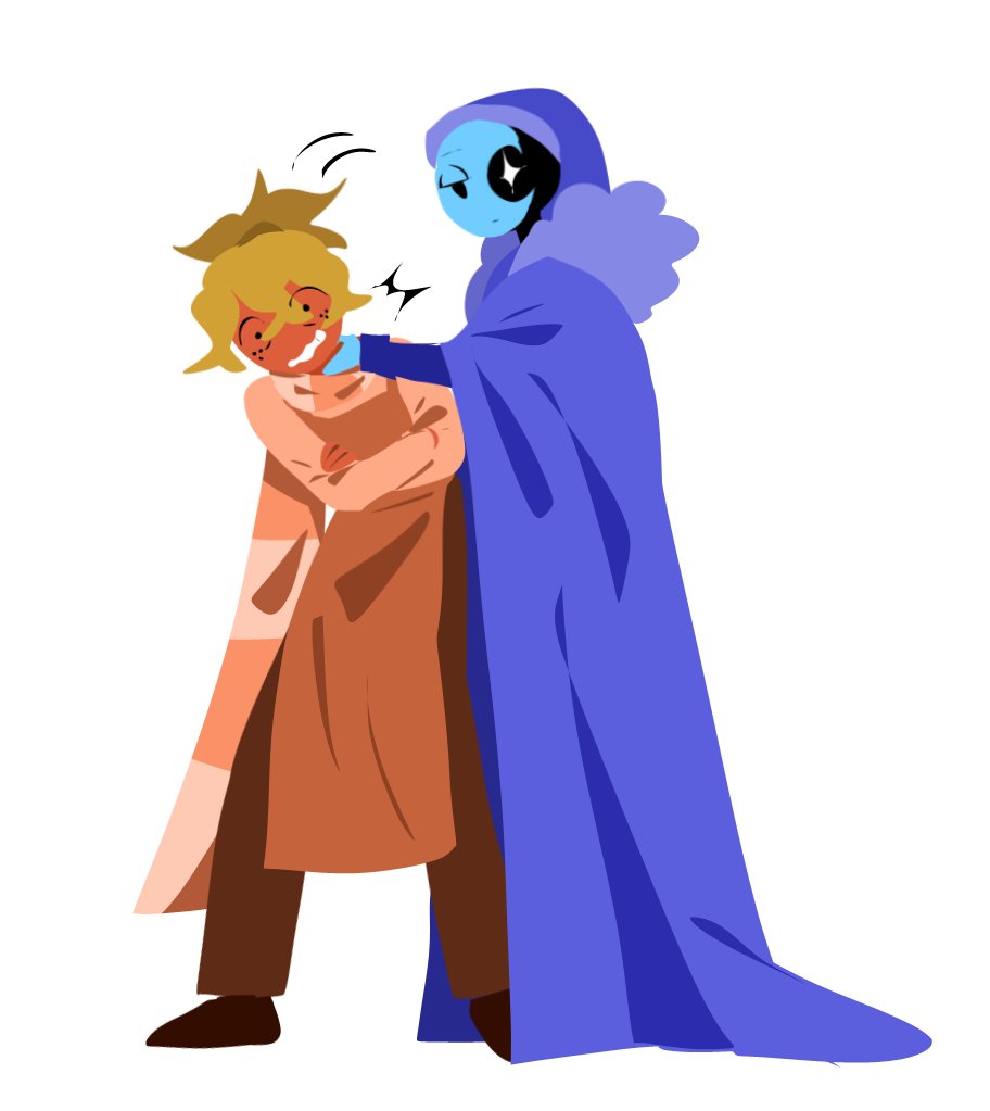 SaunteringMoon's tweet photo. lineless art of #moonberry for a tik tok about Astro having cold hands https://t.co/TIHytelLHa