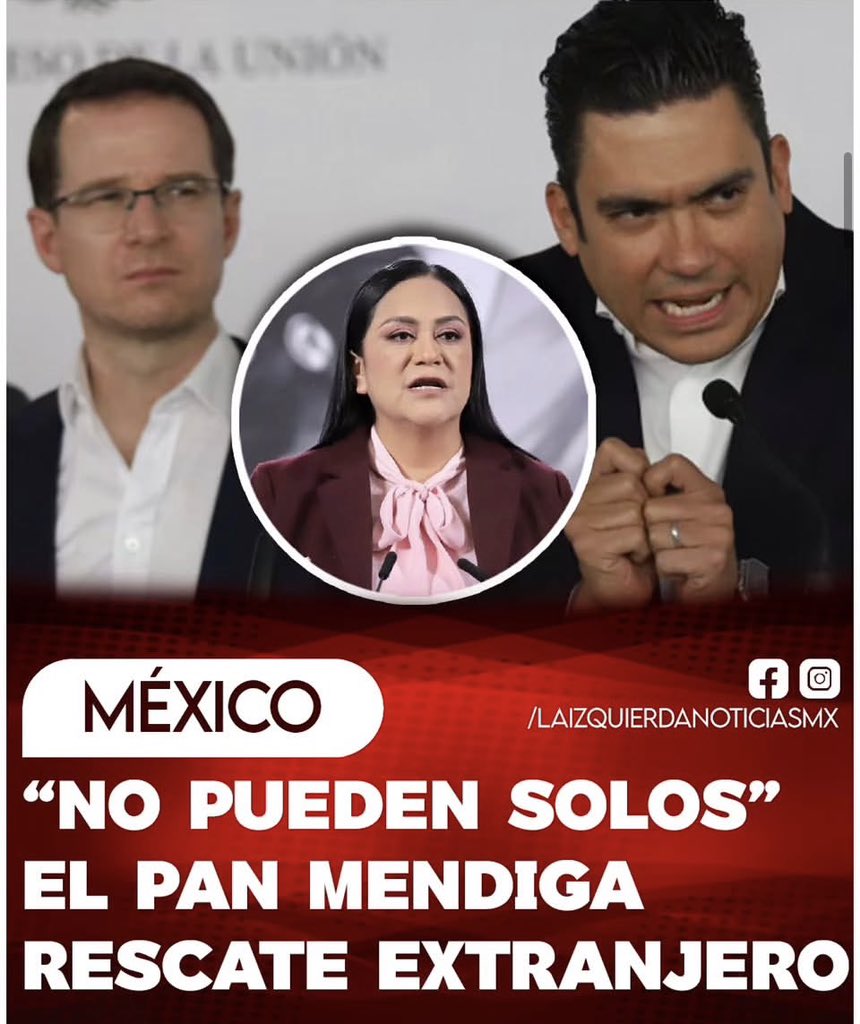 ¡ESTÁN EN CAÍDA LIBRE!
La dirigente nacional de Morena, Ariadna Montiel, exhibió a Jorge Romero y a la élite panistas: piden la intervención extranjera y traen a México a ultraderechistas porque están desesperados "no pueden solos", suplican apoyo del exterior porque se ven