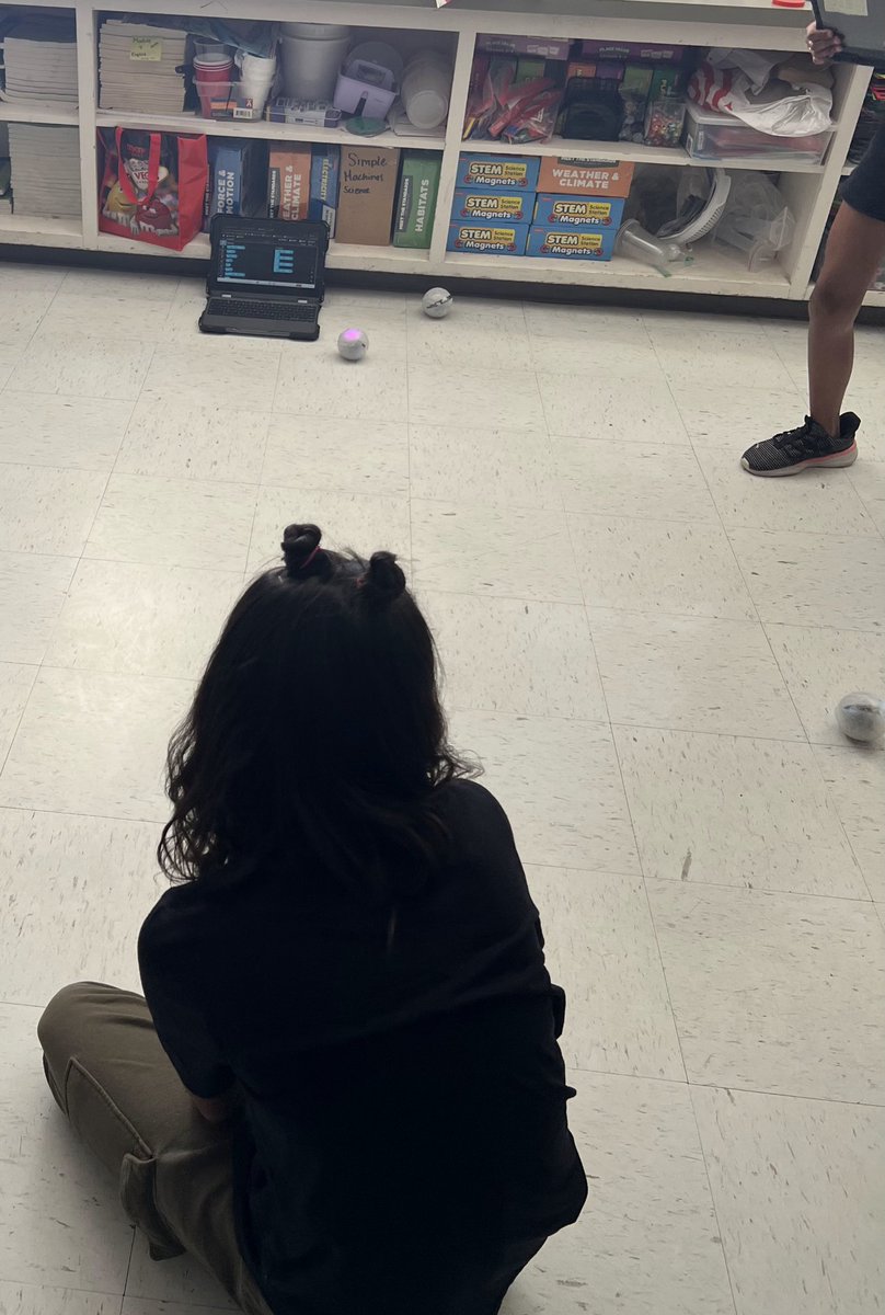JYepez_TECH's tweet photo. Coding, math, science, and fun all rolled into one lesson! Students had an awesome time using @SpheroEdu to problem solve, think critically, and bring learning to life through coding! LOVE seeing this level of engagement! https://t.co/gXR6pIiHln