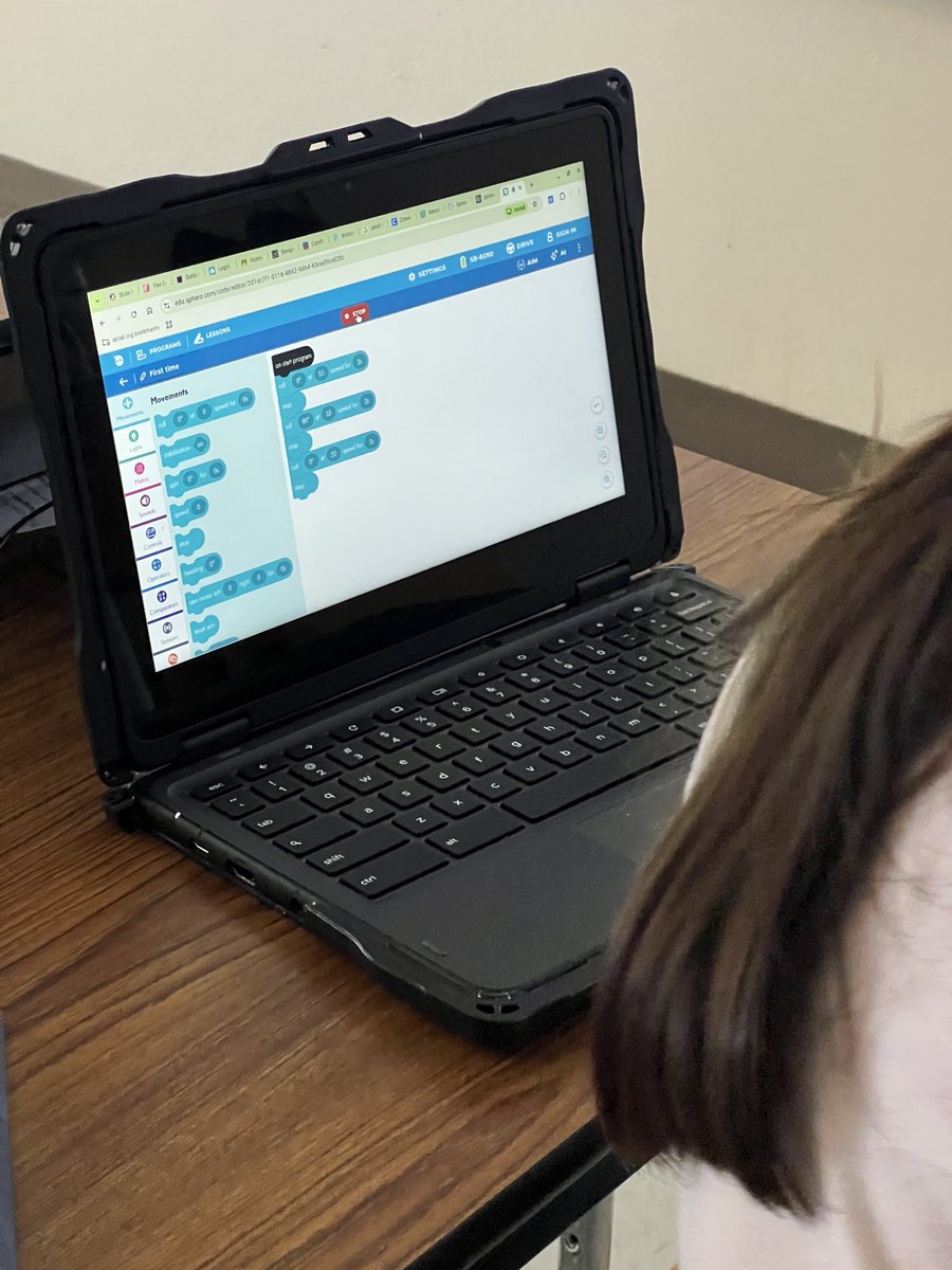 JYepez_TECH's tweet photo. Coding, math, science, and fun all rolled into one lesson! Students had an awesome time using @SpheroEdu to problem solve, think critically, and bring learning to life through coding! LOVE seeing this level of engagement! https://t.co/gXR6pIiHln