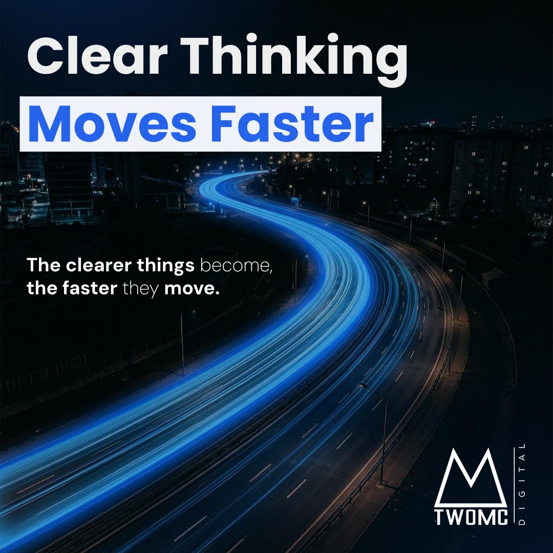 teamTWOMC's tweet photo. Clarity is often mistaken as simplicity, when in reality it is the result of deep understanding. When thinking becomes clear, decisions no longer feel uncertain, and execution no longer feels slow.

Visit https://t.co/UwA7LjIdol  for more information.

#TWOMC #Thinking #Clarity https://t.co/qnLJOpkKGM