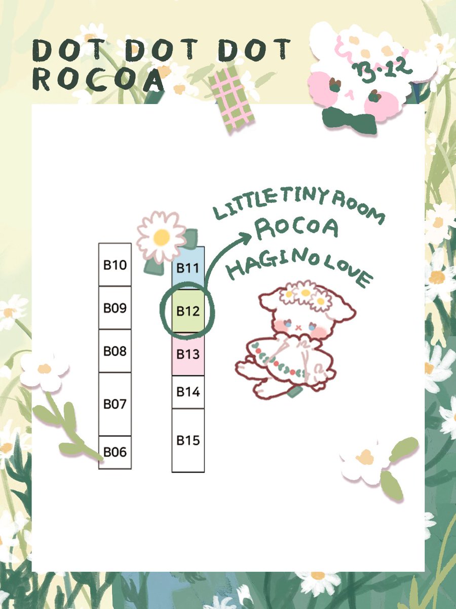 popbanao's tweet photo. ⋆ ₊ ﾟ 🪴 * ₊ ⋆
DOT DOT v.7 lucky call!!
B12 ROCOA info
 5/9-5/10

이번 주말 코엑스 2F 더플라자홀에서 열리는 닷닷닷에 첫 참가합니다🤍
원화 CD 키링도 들고갑니다! https://t.co/wziixXktbM