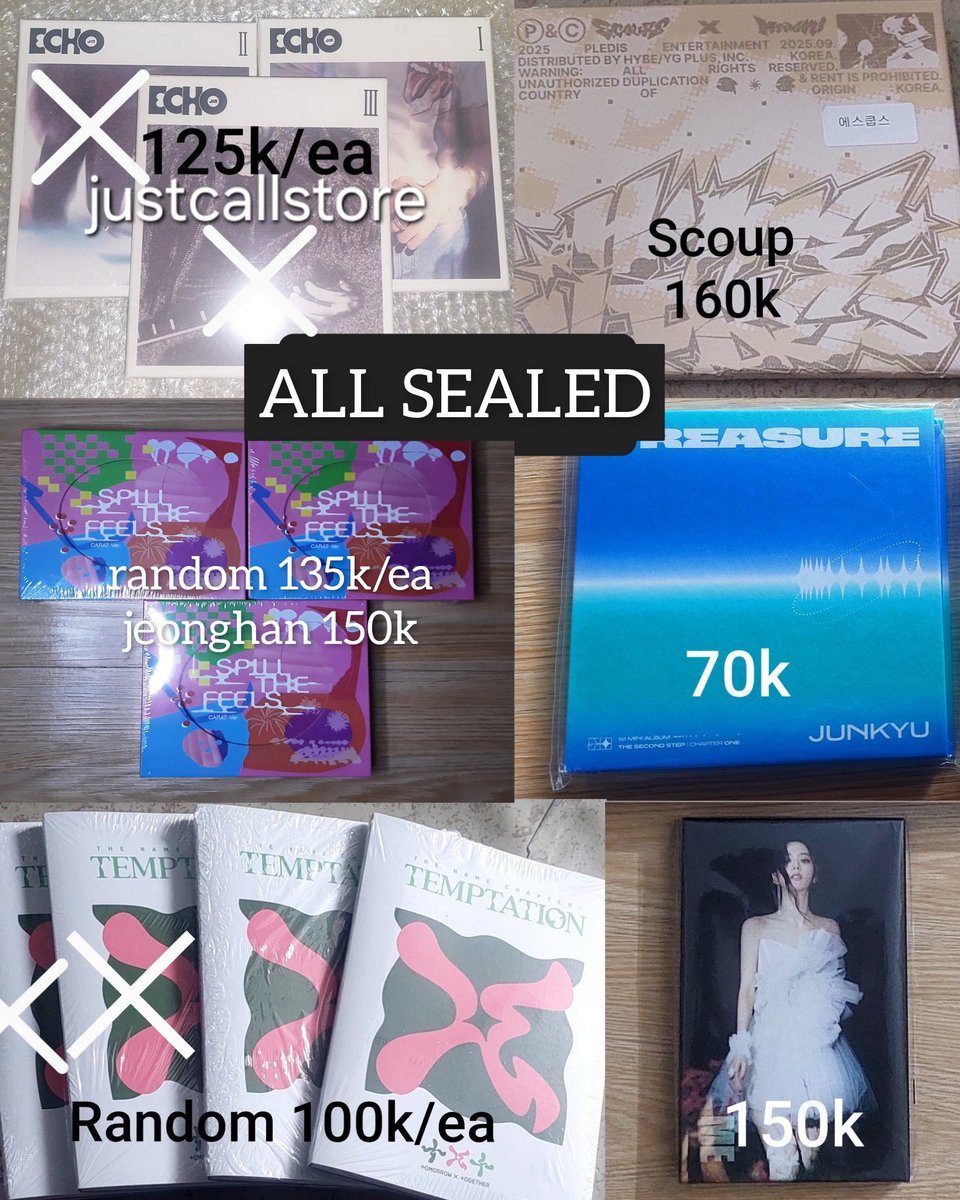 justcallstore's tweet photo. WTS jajan barang ready yok
ada album rik sealed juga https://t.co/YVTqKFwWN7