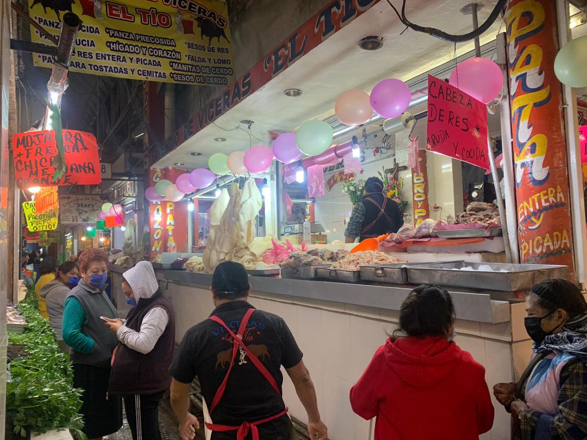También en el mercado hidalgo en Puebla