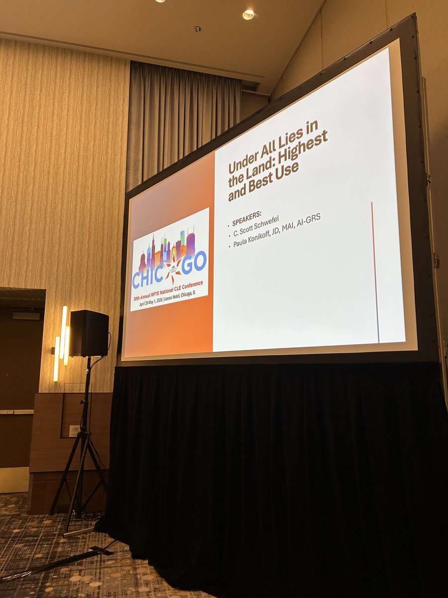 scottschwef's tweet photo. I recently returned as a speaker at the ABA RPTE National CLE Conference, presenting on highest and best use in property valuation litigation, including the transformation of West Hartford’s Elm Theatre into what is now a Dollar Tree and the subject of a prominent court decision. https://t.co/MNBaVOJKnI