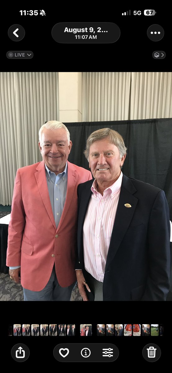 TimBrando's tweet photo. My friend and yet another memorable golfing buddy Jack Carlisle died today. If you’re not from Louisiana you may have never met him, but had you? You would never have forgotten him. “Cadillac Jack” was what we’d call down south a “Hi falutin’ Southern Lawyer” that controlled every courtroom he ever worked in! Considered by many historians in
My hometown the best trial lawyer the city had ever seen in the 70’s & 80’s. Shortly after moving home and building our new home in south Shreveport in 1990 , I was re-introduced so to speak to Jack by his law partner Frank Walker who lived not far from us. Together they lit up The Men’s Grill (at that time we had one)@southerntraceLA collectively owned the room just as Jack did the courtrooms around town. Jack’s personality was larger than life, and his stories went back as far as my Dad’s generation which spawned even more from me. Like many previous golfing buddy’s that were neighbors of mine, Jack & I shared a ton of time together. He lost his dearest friend Frank in a tragic car accident and almost didn’t recover. Mentally he was exhausted and lost off the grid would be the term. However with a lotta help from his lovely wife @MikeyCarlisle and many close friends he rebounded and the old Cadillac Jack returned. Fighting thru much mental anguish, and other health issues he could really swing the golf club, and could he spin some yarn about the grand old days of our hometown. He and his BIG personality on the course and off will forever be missed. He left us for the Lord today at 12:37pm. Fittingly I was on the golf course @CaneBreakCC in Hattiesburg with my son in law @JMSullyMD when I got the news. May God welcome and comfort him, for a life well lived that’s gonna be remembered by all those that ever knew him. RIP Cadillac Jack. 🙏💜
