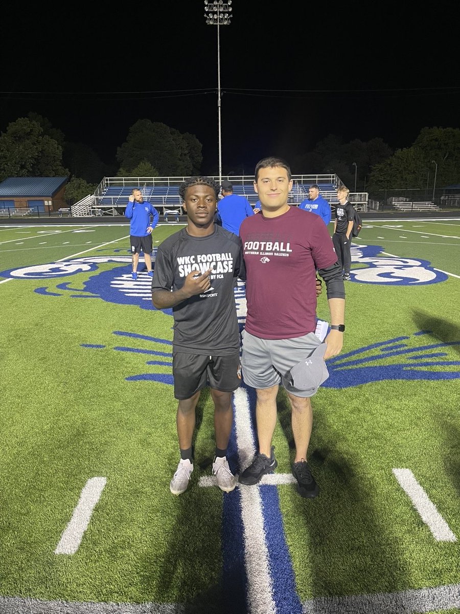 HakimSkanes's tweet photo. Grateful to meet @CoachWilson02 at the WKU showcase https://t.co/6AJErwgcQU