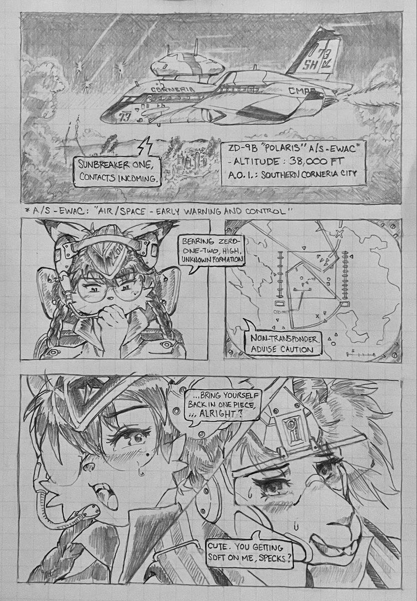 Oil20Xx's tweet photo. @thewoluff I like the style for the exact reasons you’ve listed; I was doing a comic in the style of a sort of “Gundam 8th MS Team”/“Patlabor”/“Top Gun” aesthetic, and what I saw in the preview looks cool to me. https://t.co/MOyw3HOuhV