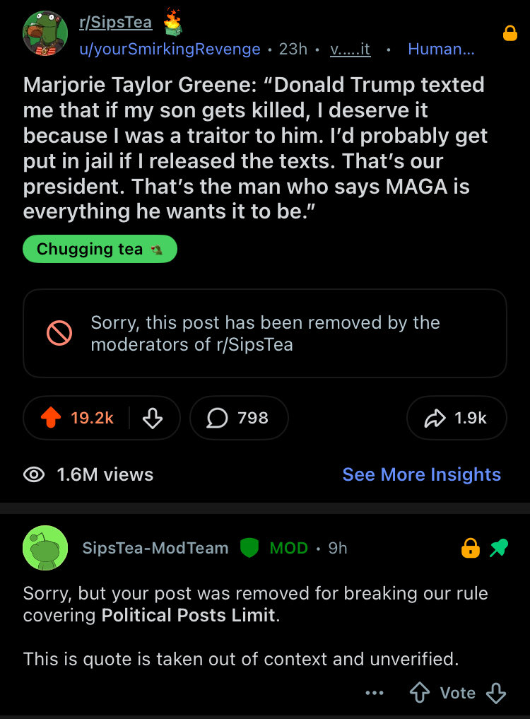 PTFOLegion's tweet photo. “taken out of context and unverified”

It literally came straight from her mouth verbatim. https://t.co/r52VcfKvBz