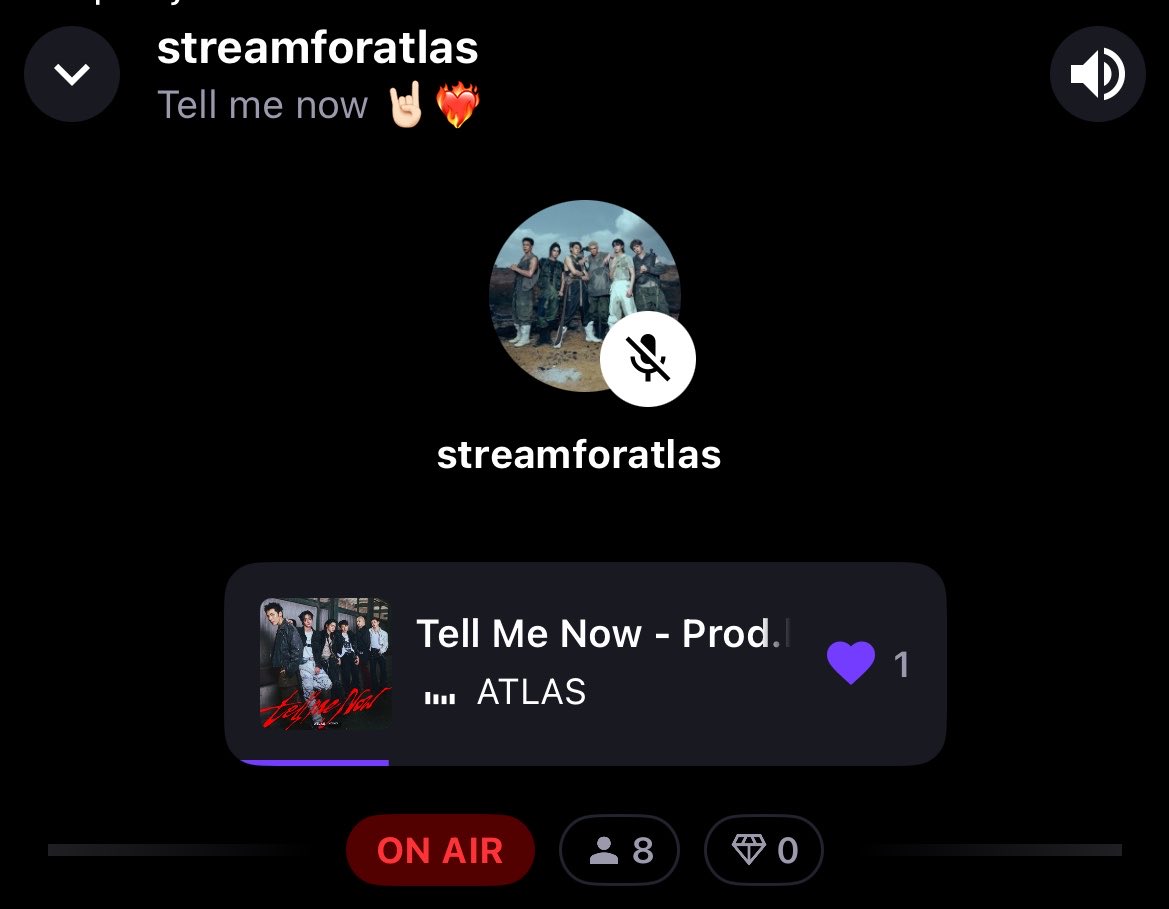 StreamForATLAS's tweet photo. Stationhead พร้อมแล้วครับ เปิดห้องสตรีมแล้ว ใครมี Spotify Premium มาฝากแอคในห้องสตรีมกัน
🗝️https://t.co/HQmUA7Jzcg
#ATLAS_TellMeNow
#StreamForATLAS
#ATLAS_TH #ATLASth https://t.co/JujdV1x0mS