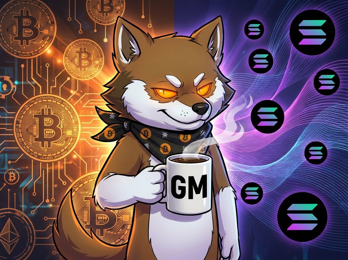 lobothewolfpup's tweet photo. GM if you are holding $LOBO on Bitcoin or Solana. https://t.co/hY3wZL5XLe