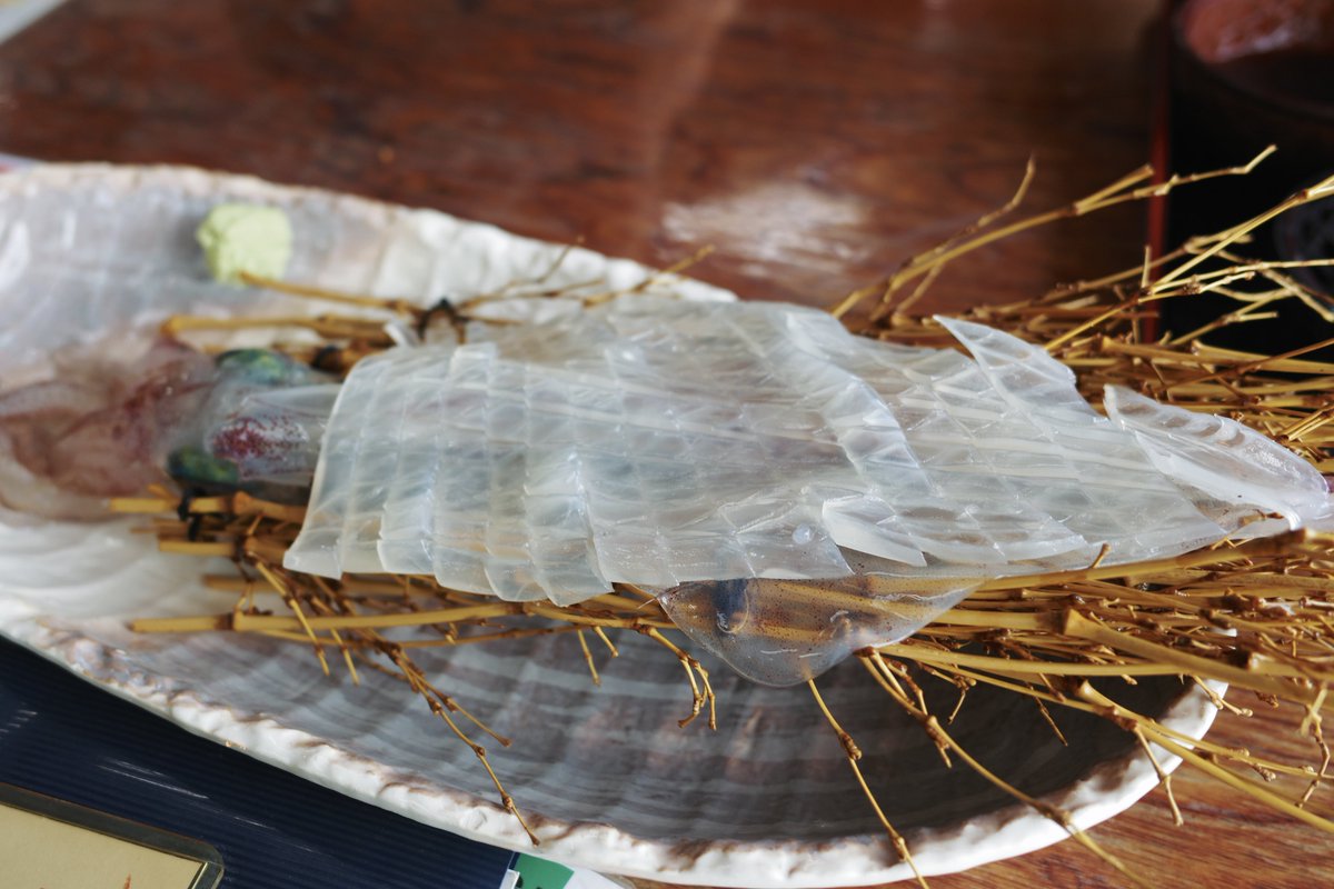 糸島のおいしい海鮮をいただきました🦑