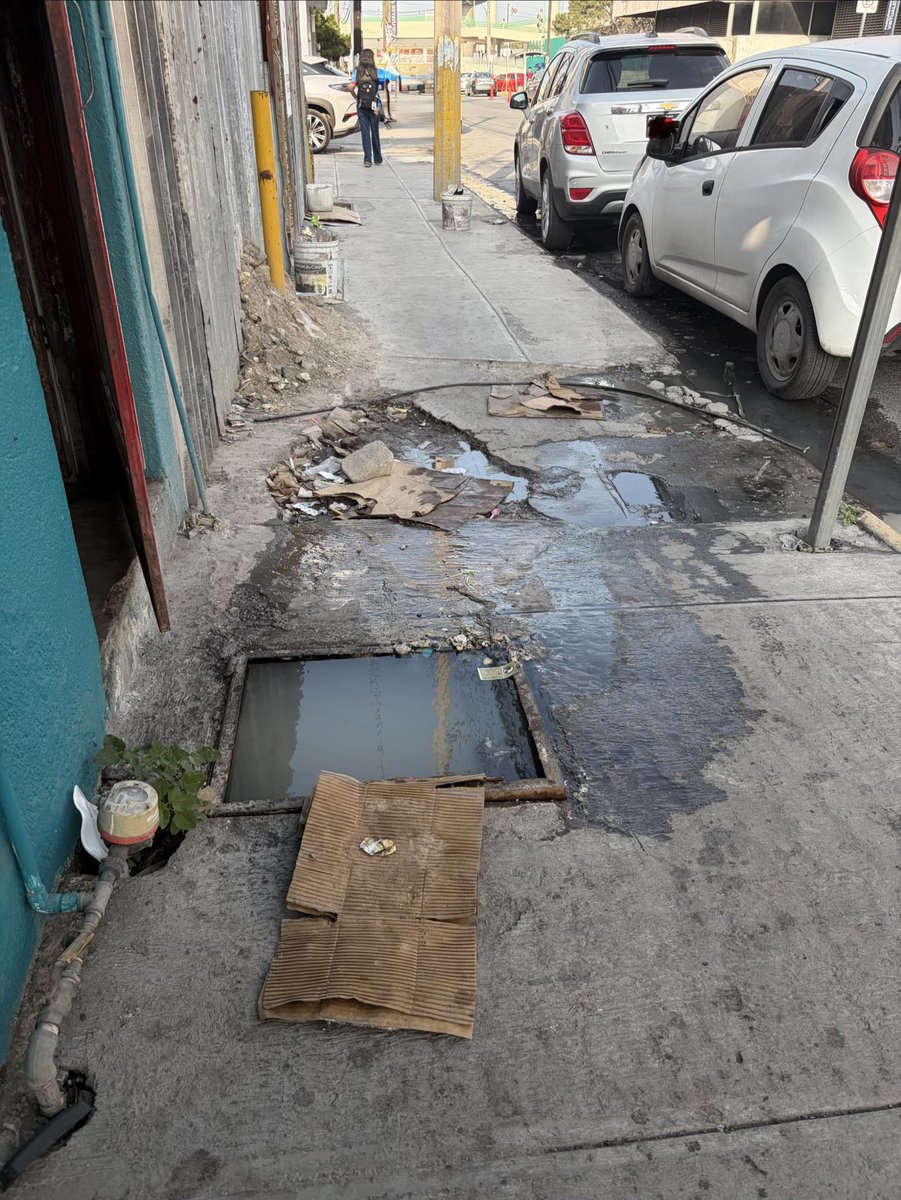 almisha's tweet photo. @daniel_carrillo ayúdanos a los vecinos con este caso, todos los días está así afuera del
Restaurante de mariscos en la esquina de Juárez y Cataluña en la Iturbide. Huele horrible @GobSanNicolas las banquetas de toda esa cuadra hasta universidad están en muy malas condiciones https://t.co/NXHrl3Hr60