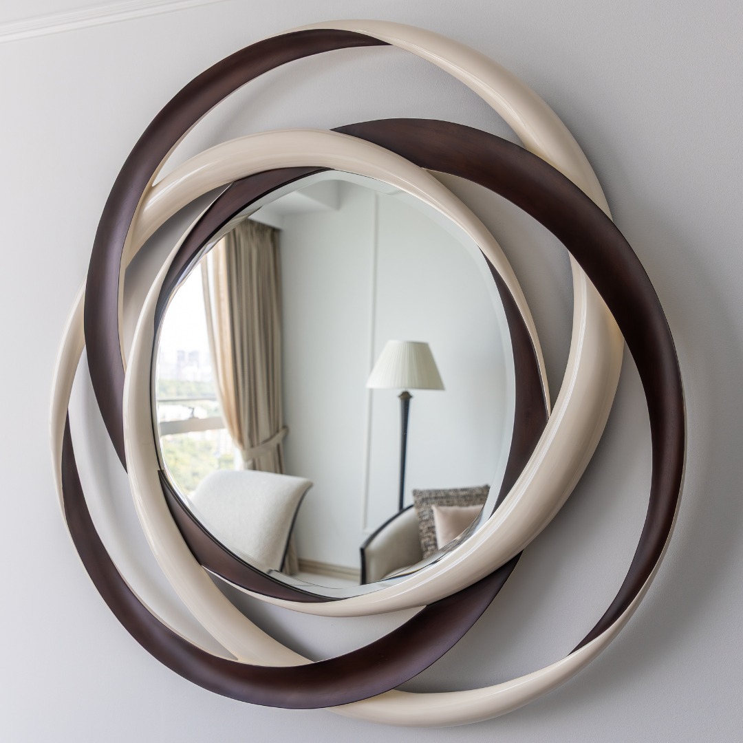 Christopher_Guy's tweet photo. A refined living room with a graceful sense of flow. The Peony mirror, Swirl chairs, and Aldrin coffee table come together to create a space that feels elegant, inviting, and effortlessly sophisticated.
#christopherguy #livingroomdesign #refinedliving #statementfurniture https://t.co/nKDBhqhqCL