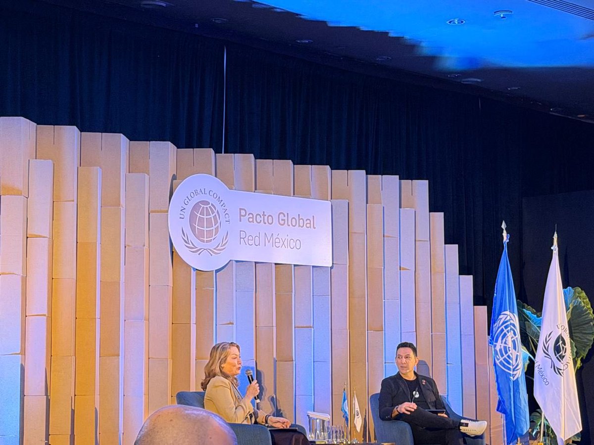 drsecuritymx's tweet photo. Hoy participamos en el Encuentro Pacto Global México 2026, un espacio para impulsar conversaciones sobre sostenibilidad, ética y liderazgo responsable. Como empresa adherida a @PactoGlobalMx, seguimos comprometidos con construir organizaciones más transparentes y sostenibles. https://t.co/KLJyGL3oxN