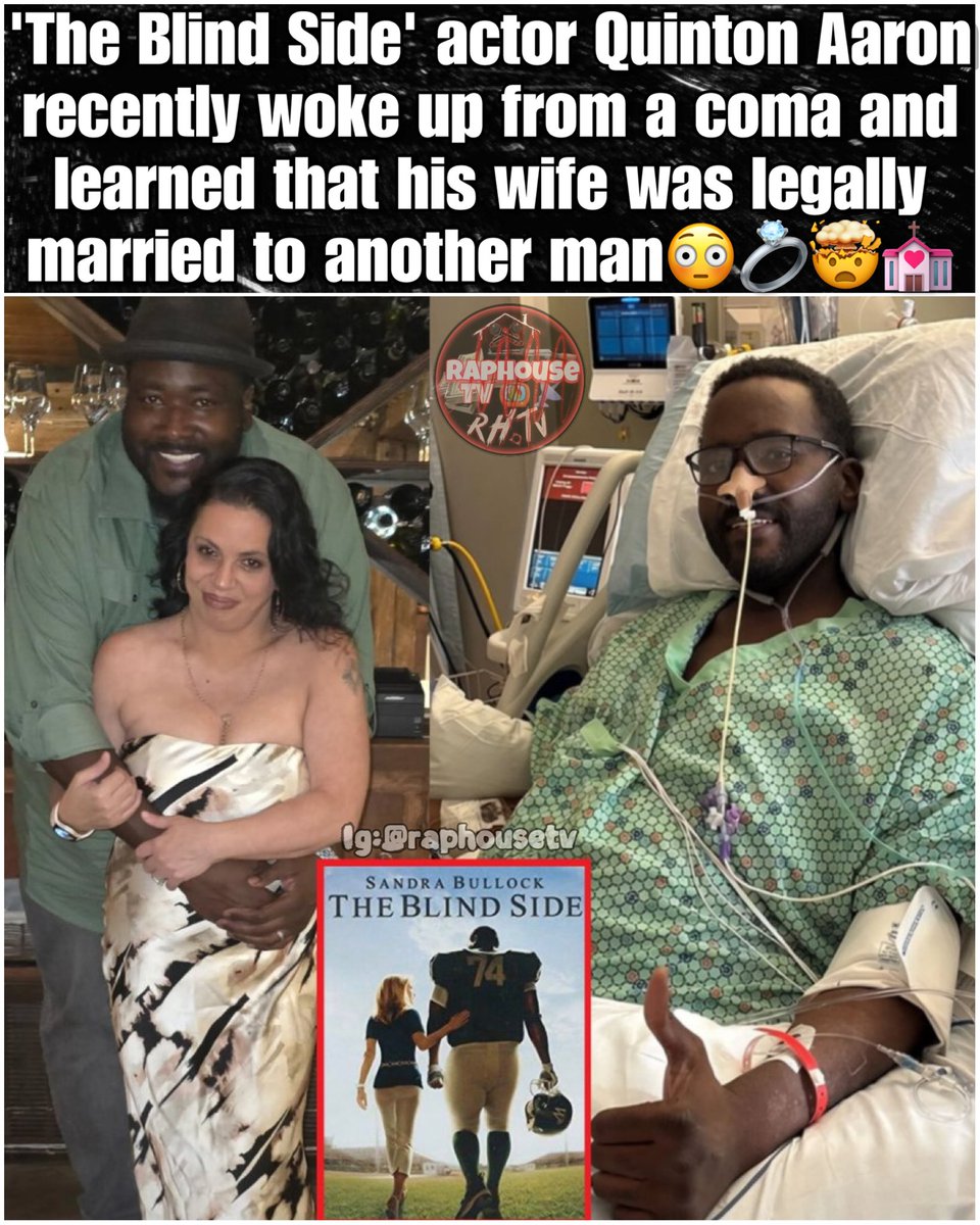 'The Blind Side' actor Quinton Aaron Reportedly woke up from a coma and learned that his wife was legally married to another man
