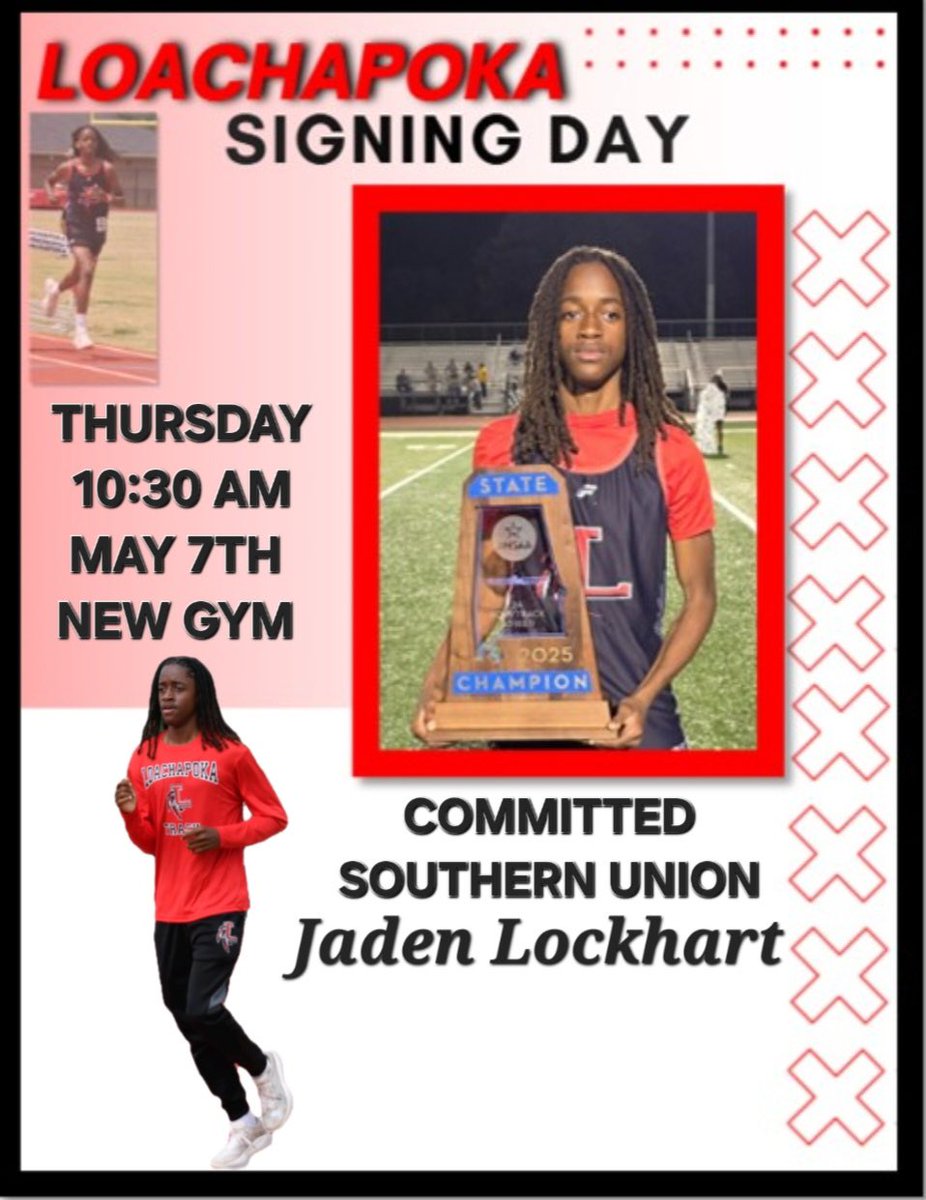 PokaAthletics's tweet photo. It’s that time again!  Another Loachapoka duel sport athlete!  Way to go Jaden Lockhart!  #pokapride #pokatrack @LoachapokaAD https://t.co/l1x5F17SVS