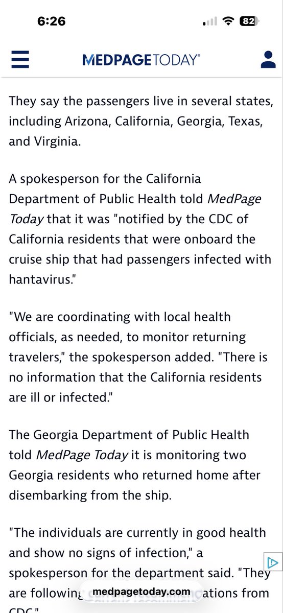 Chelsea00396308's tweet photo. @thecker1979 @CDCgov Yes and they are back here in the US. Passengers from multiple states across the US are back home. They left the ship after people became sick but before anyone knew what was going on. https://t.co/nfNeJiSyAp
